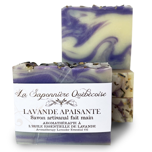 savon artisanal et naturel fait main à l'huile essentielle de lavande