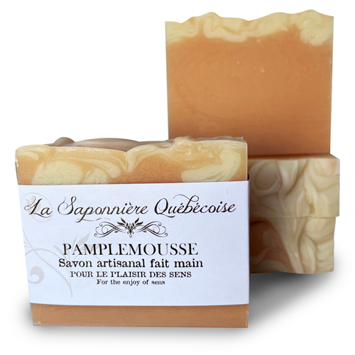 savon naturel et artisanal fait main au pamplemousse