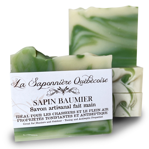 savon naturel et artisanal fait main au sapin baumier