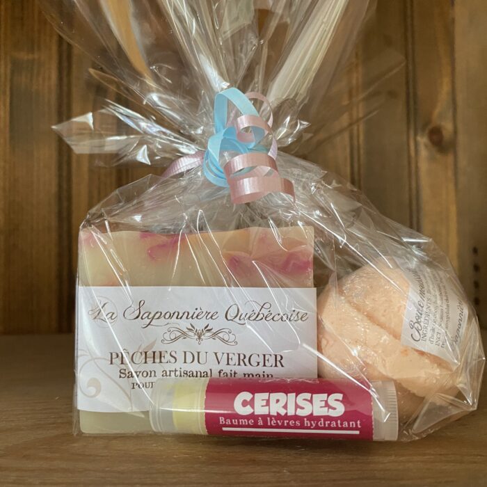 Emballage-cadeau trio baume-à-lèvres